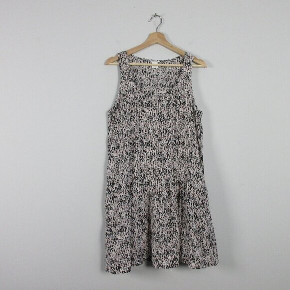 Club Monaco Mini Dress Sleeveless 6 Multicolor Fit & Flare Detachable Slip 148 - Picture 1 of 9